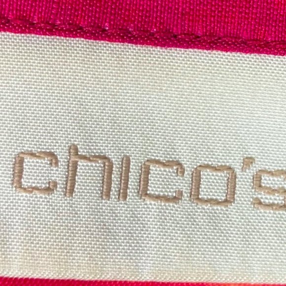 Chicos Sz 0 (Small) Jacket Blazer Pink Ombre Tie Dye Linen Blend Career Casual - Picture 3 of 4